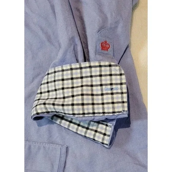 ROBERT GRAHAM FLIP CUFF MENS COTTON BUTTON DOWN SIZE XL - Picture 8 of 10